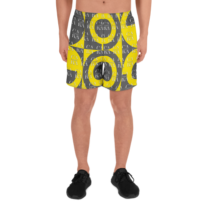 CaRaUaNa Athletic Shorts Unisex Yellow Carauana Store