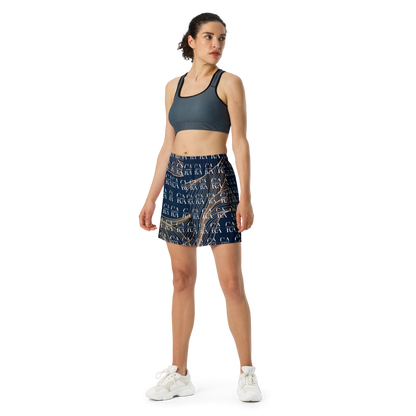 CaRaUaNa Athletic Shorts Unisex blue gold Carauana Store