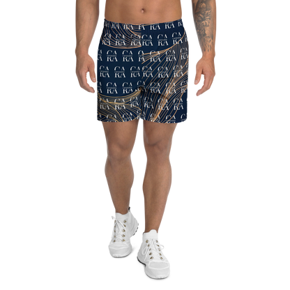 CaRaUaNa Athletic Shorts Unisex blue gold Carauana Store