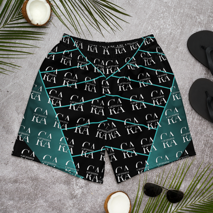 CaRaUaNa Athletic Shorts Unisex Green Famous Carauana Store