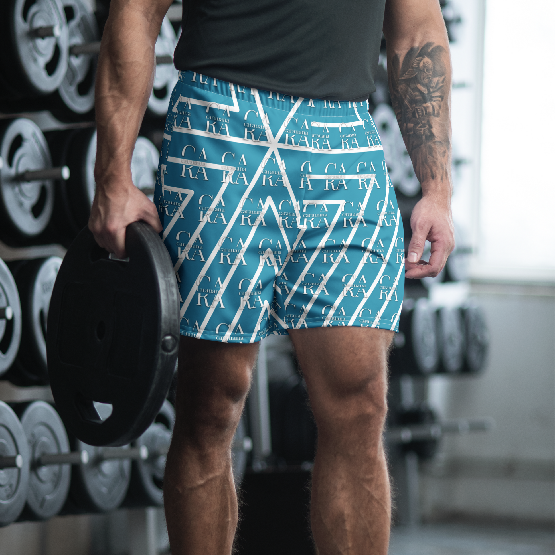 CaRaUaNa Athletic Shorts Unisex angles Carauana Store