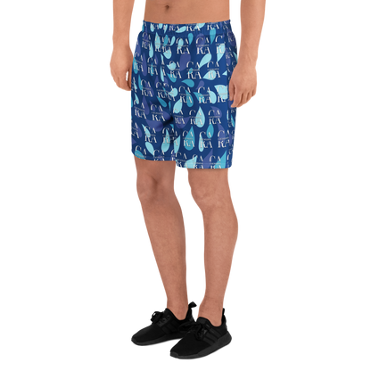 CaRaUaNa Athletic Shorts Unisex blue sky Carauana Store
