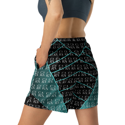 CaRaUaNa Athletic Shorts Unisex Green Famous Carauana Store