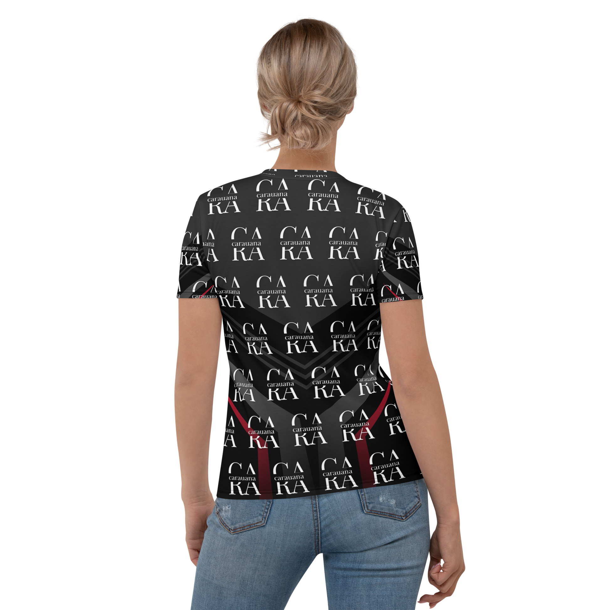 Women's T-shirt black Elegant Carauana Store