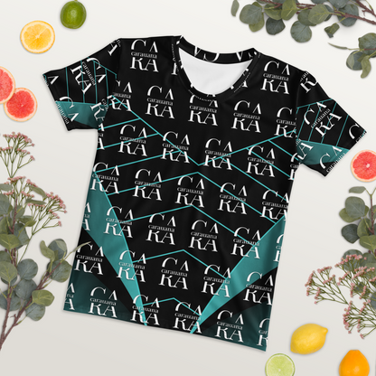 Women's T-shirt black Green Famous Carauana Store