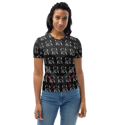 Women's T-shirt black Elegant Carauana Store