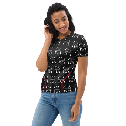 Women's T-shirt black Elegant Carauana Store