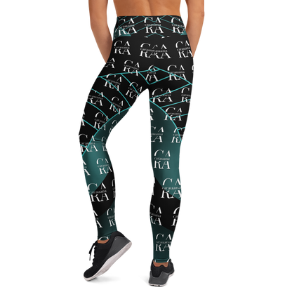 CaRaUaNa Leggings SPORT black Green Famous Carauana Store