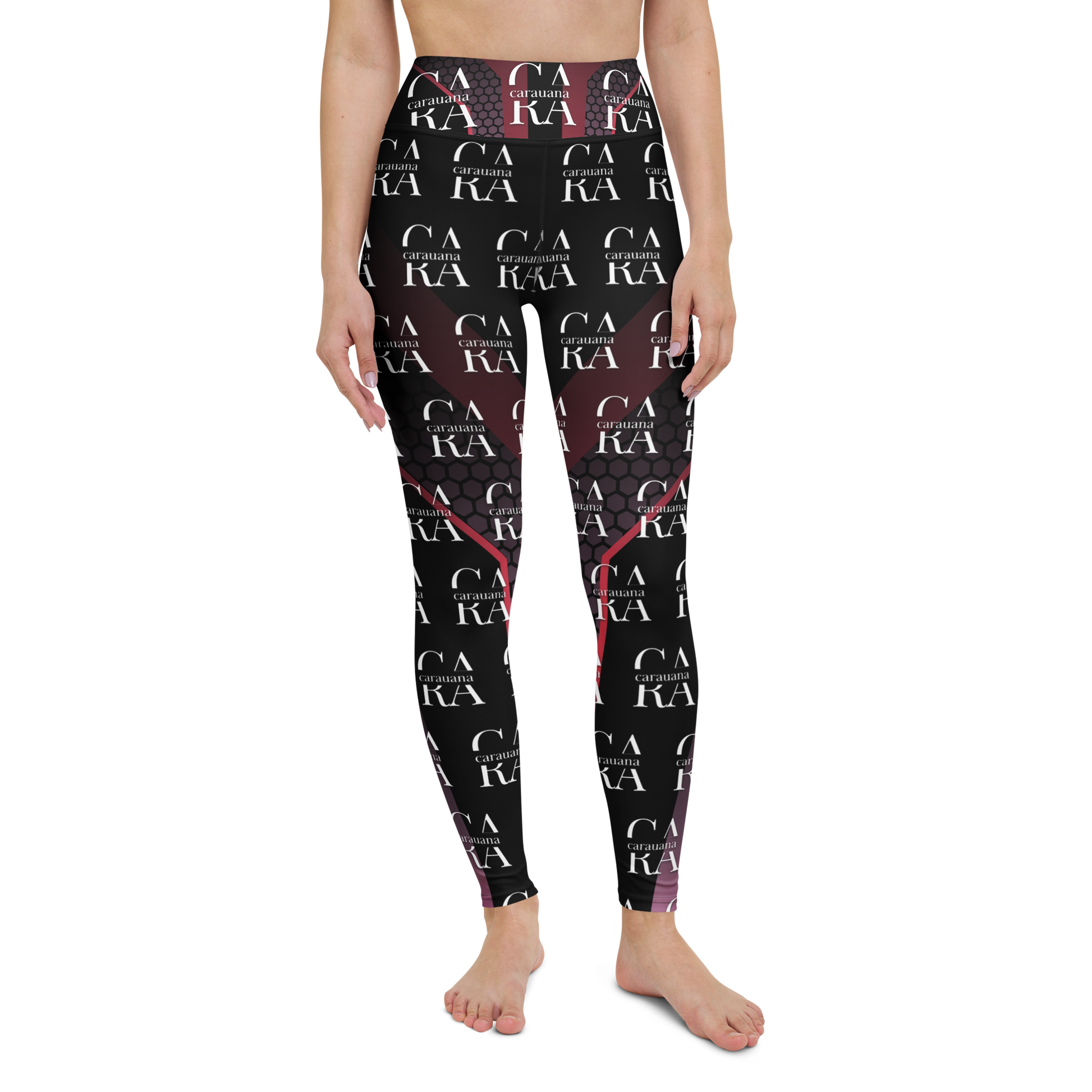 CaRaUaNa Leggings SPORT black Pink Carauana Store