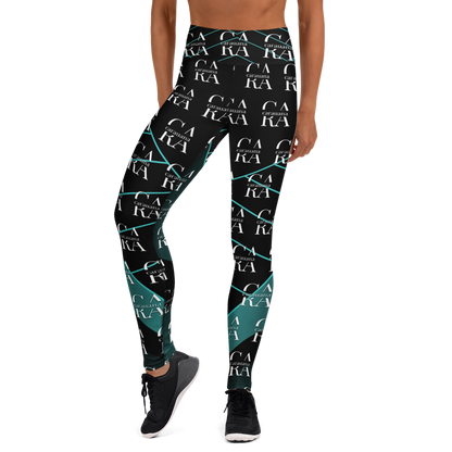 CaRaUaNa Leggings SPORT black Green Famous Carauana Store