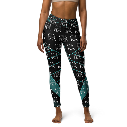 CaRaUaNa Leggings SPORT black Green Famous Carauana Store