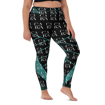 CaRaUaNa Leggings SPORT black Green Famous Carauana Store