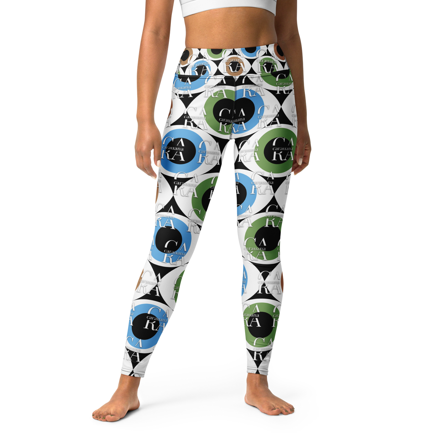 CaRaUaNa Leggings SPORT Pattern Eye Carauana Store
