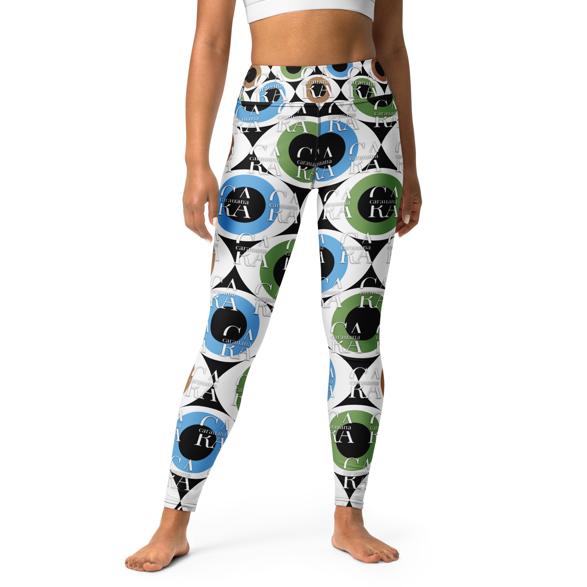 CaRaUaNa Leggings SPORT Pattern Eye Carauana Store