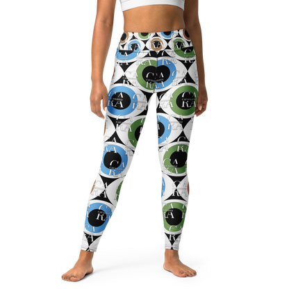 CaRaUaNa Leggings SPORT Pattern Eye Carauana Store