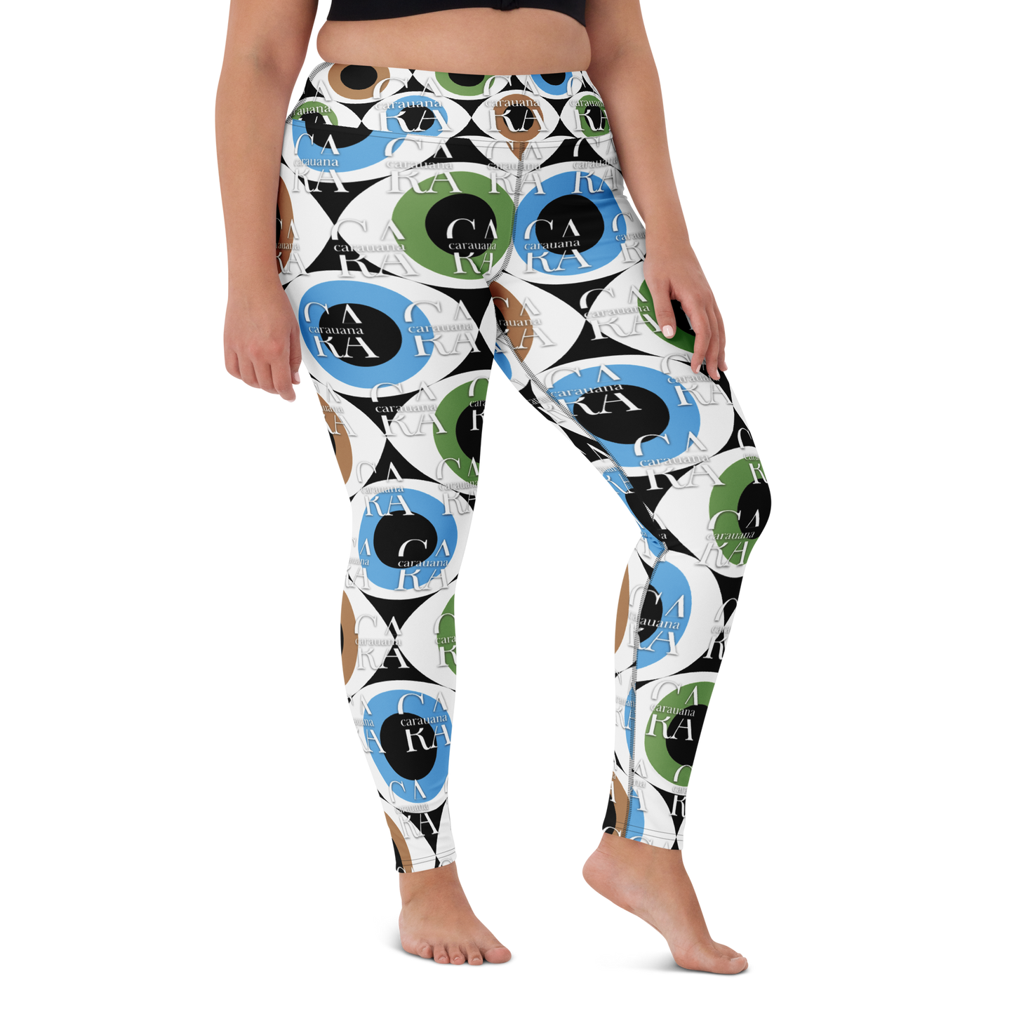 CaRaUaNa Leggings SPORT Pattern Eye Carauana Store