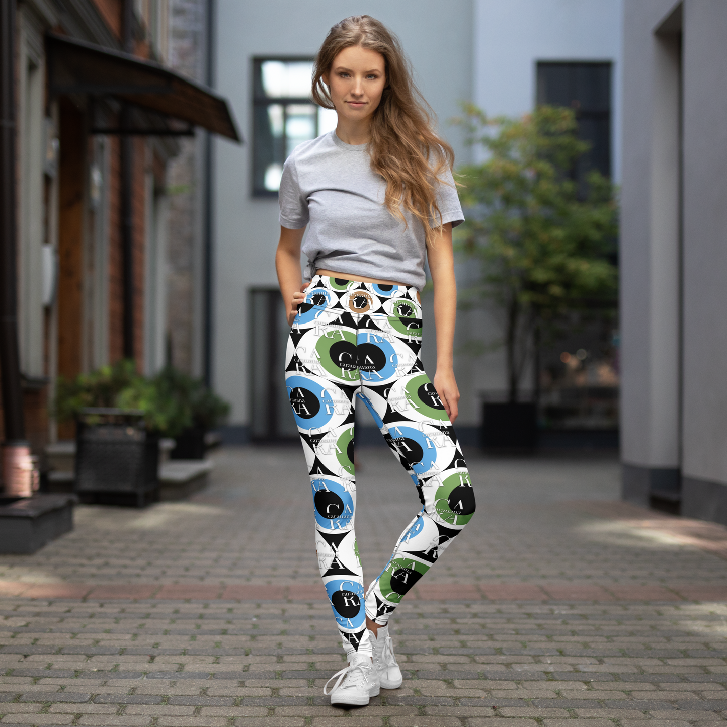 CaRaUaNa Leggings SPORT Pattern Eye Carauana Store