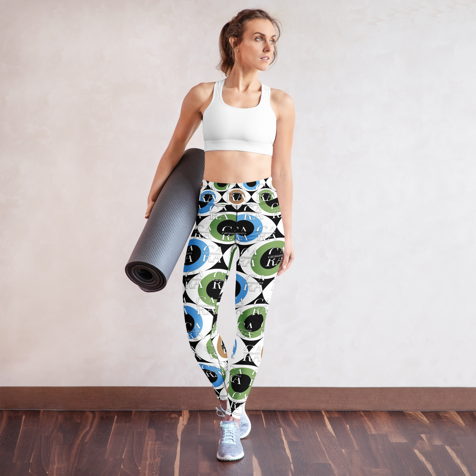 CaRaUaNa Leggings SPORT Pattern Eye Carauana Store