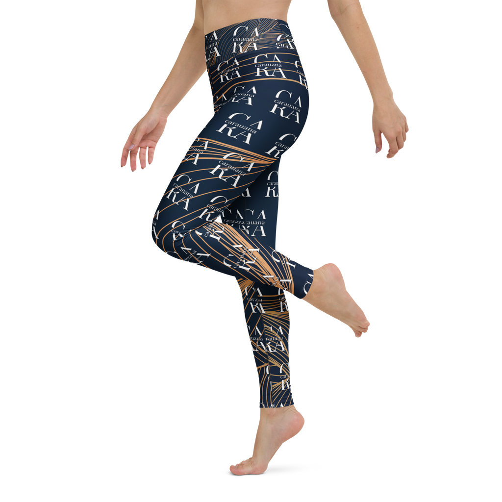 CaRaUaNa Leggings SPORT blue gold Carauana Store