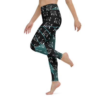 CaRaUaNa Leggings SPORT black Green Famous Carauana Store