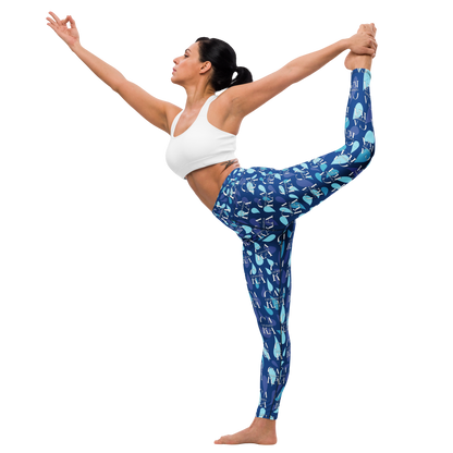 CaRaUaNa Leggings SPORT blue sky Carauana Store