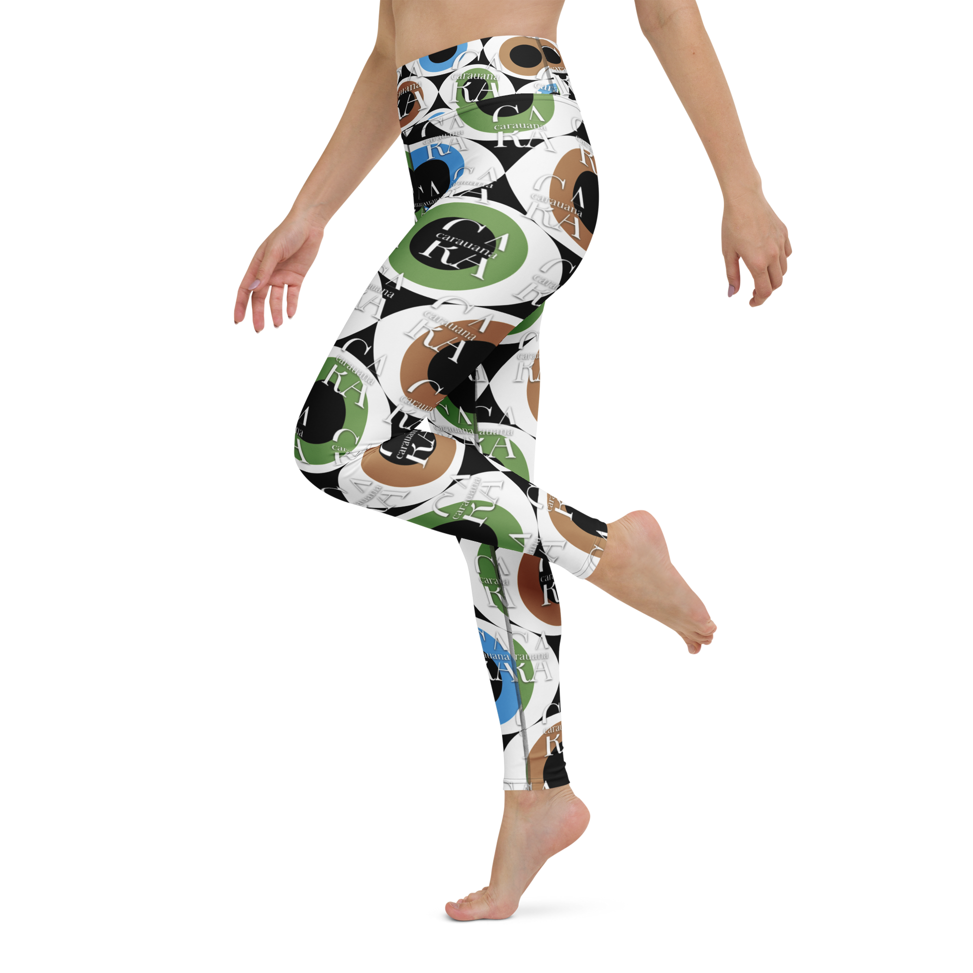 CaRaUaNa Leggings SPORT Pattern Eye Carauana Store