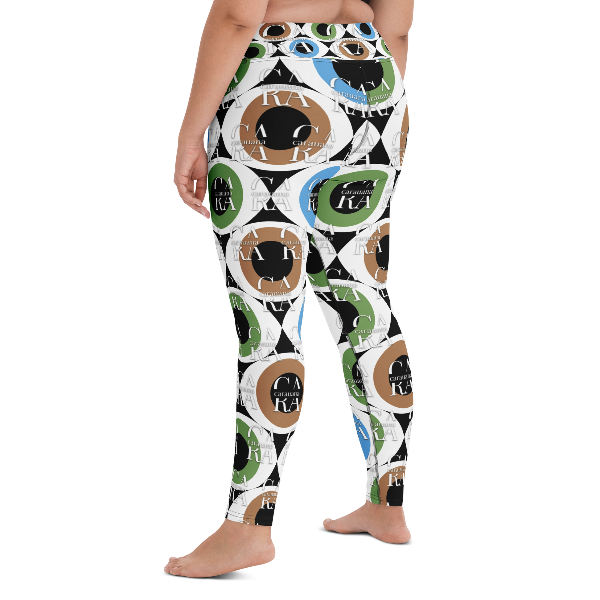 CaRaUaNa Leggings SPORT Pattern Eye Carauana Store