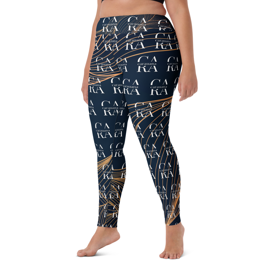 CaRaUaNa Leggings SPORT blue gold Carauana Store