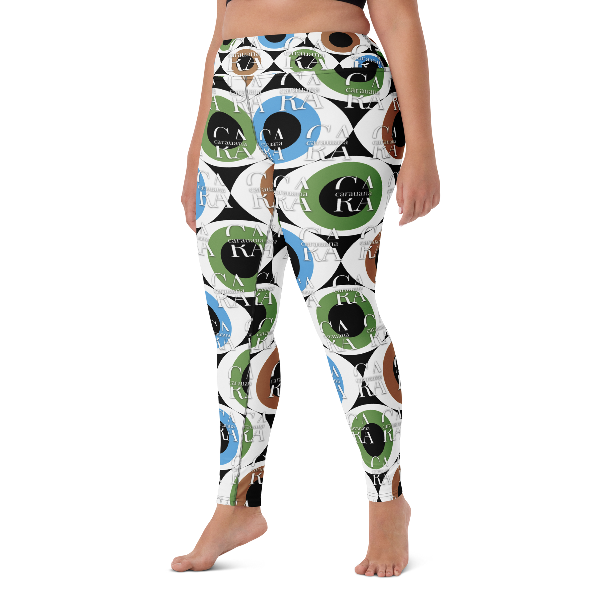 CaRaUaNa Leggings SPORT Pattern Eye Carauana Store