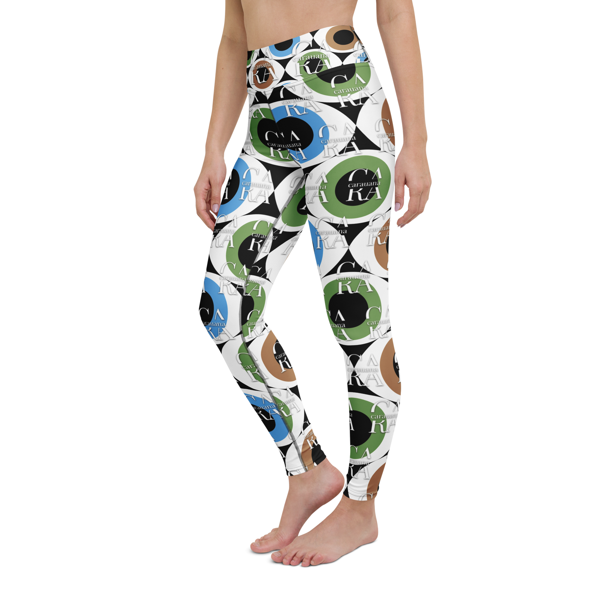 CaRaUaNa Leggings SPORT Pattern Eye Carauana Store
