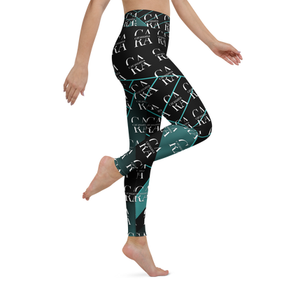 CaRaUaNa Leggings SPORT black Green Famous Carauana Store
