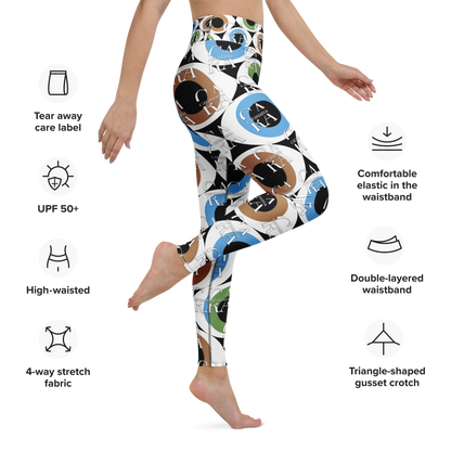 CaRaUaNa Leggings SPORT Pattern Eye Carauana Store