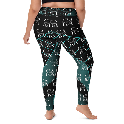 CaRaUaNa Leggings SPORT black Green Famous Carauana Store