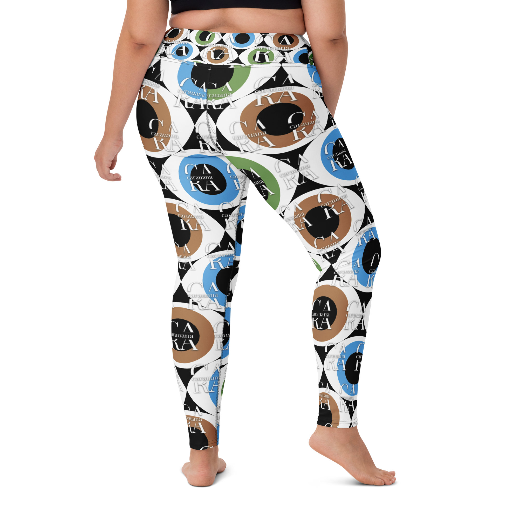 CaRaUaNa Leggings SPORT Pattern Eye Carauana Store