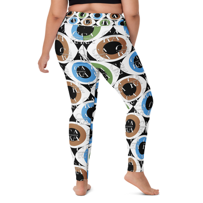 CaRaUaNa Leggings SPORT Pattern Eye Carauana Store