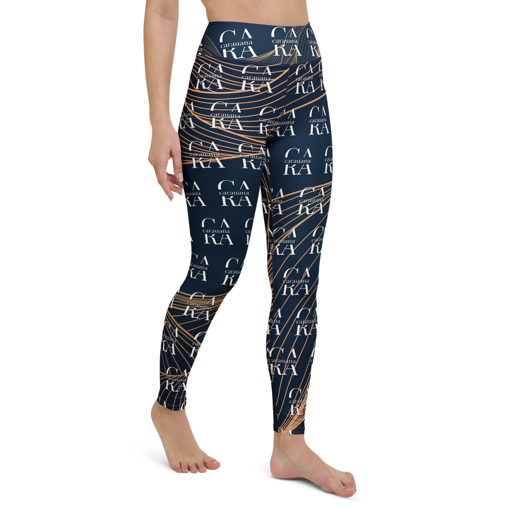 CaRaUaNa Leggings SPORT blue gold Carauana Store