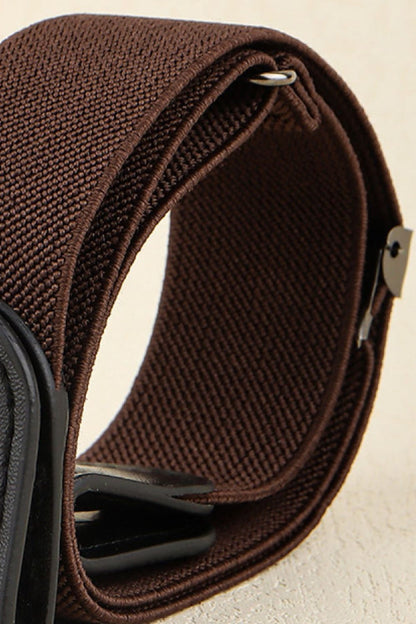 PU Elastic Snap Closure Belt Carauana Store