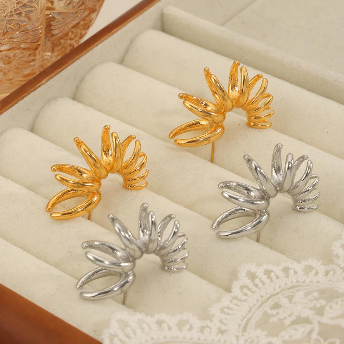 Titanium Steel Irregular Shape Earrings Carauana Store