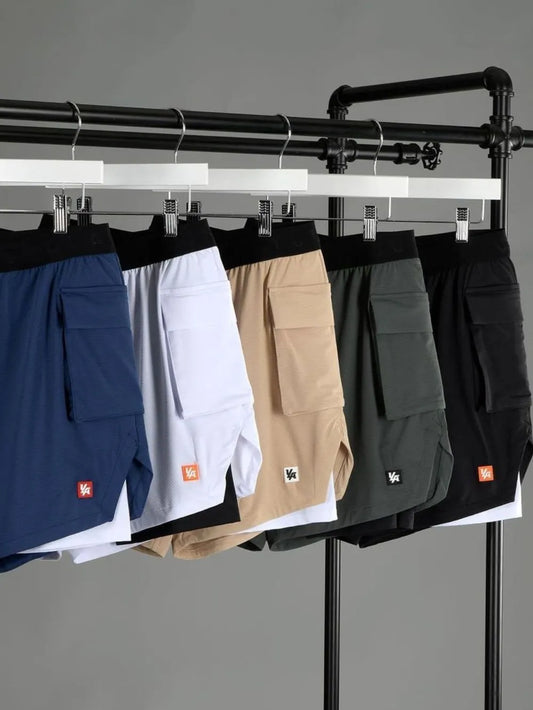 Men's Plus Size Drawstring Shorts