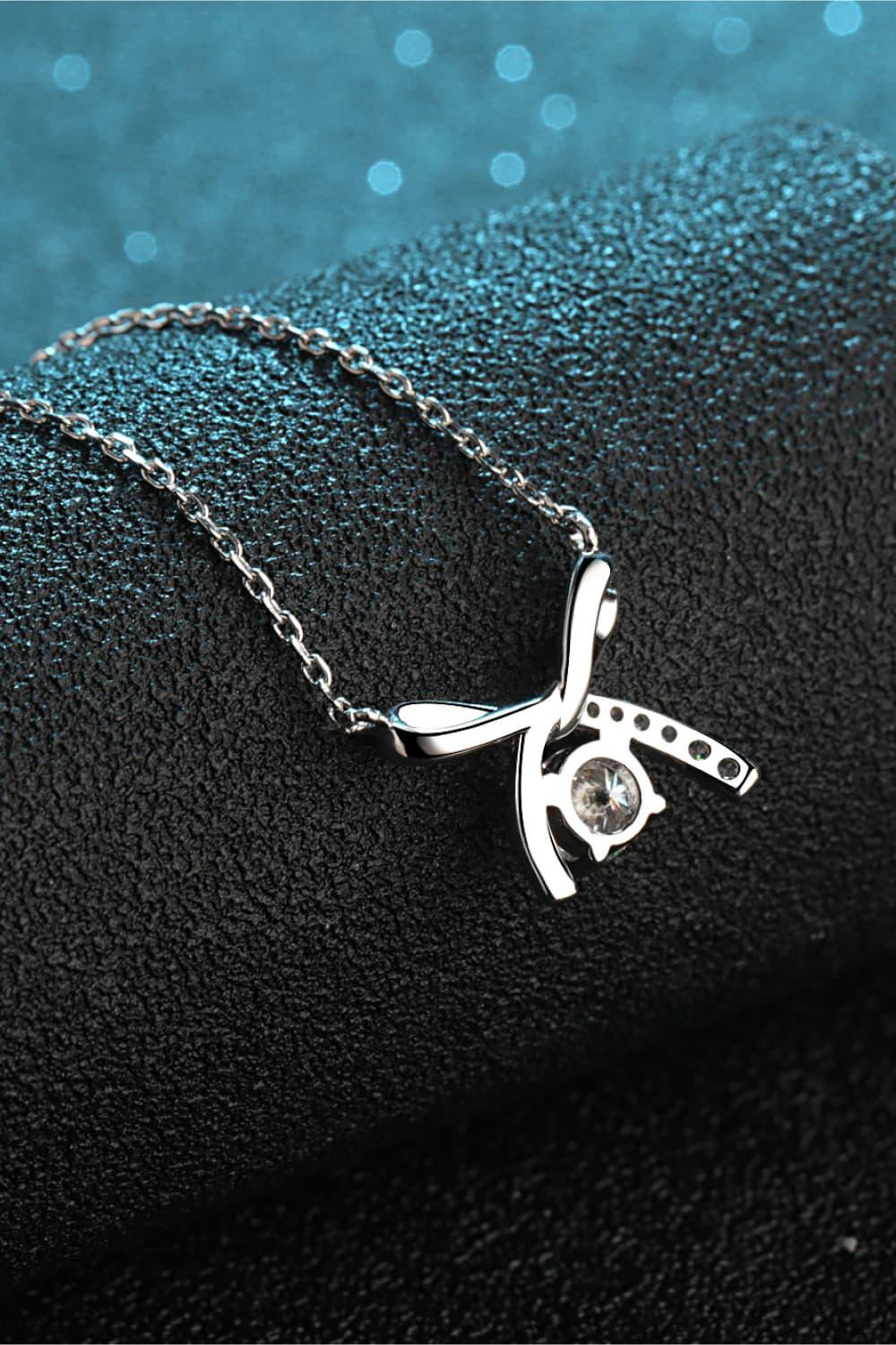 Moissanite 925 Sterling Silver Necklace Carauana Store
