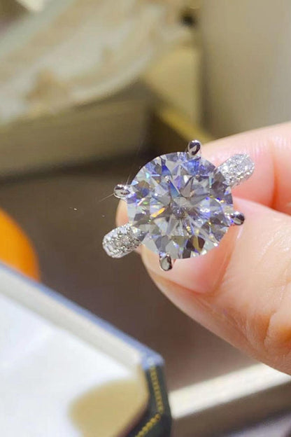5 Carat Moissanite 925 Sterling Silver Ring Carauana Store