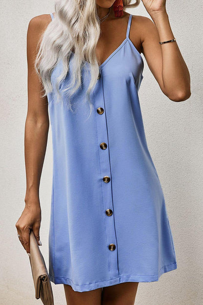 V-Neck Mini Cami Dress Carauana Store