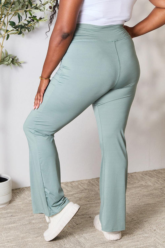 Heimish Full Size Wide Waistband Sports Pants Carauana Store