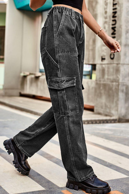 Loose Fit Long Pants with Pockets Carauana Store