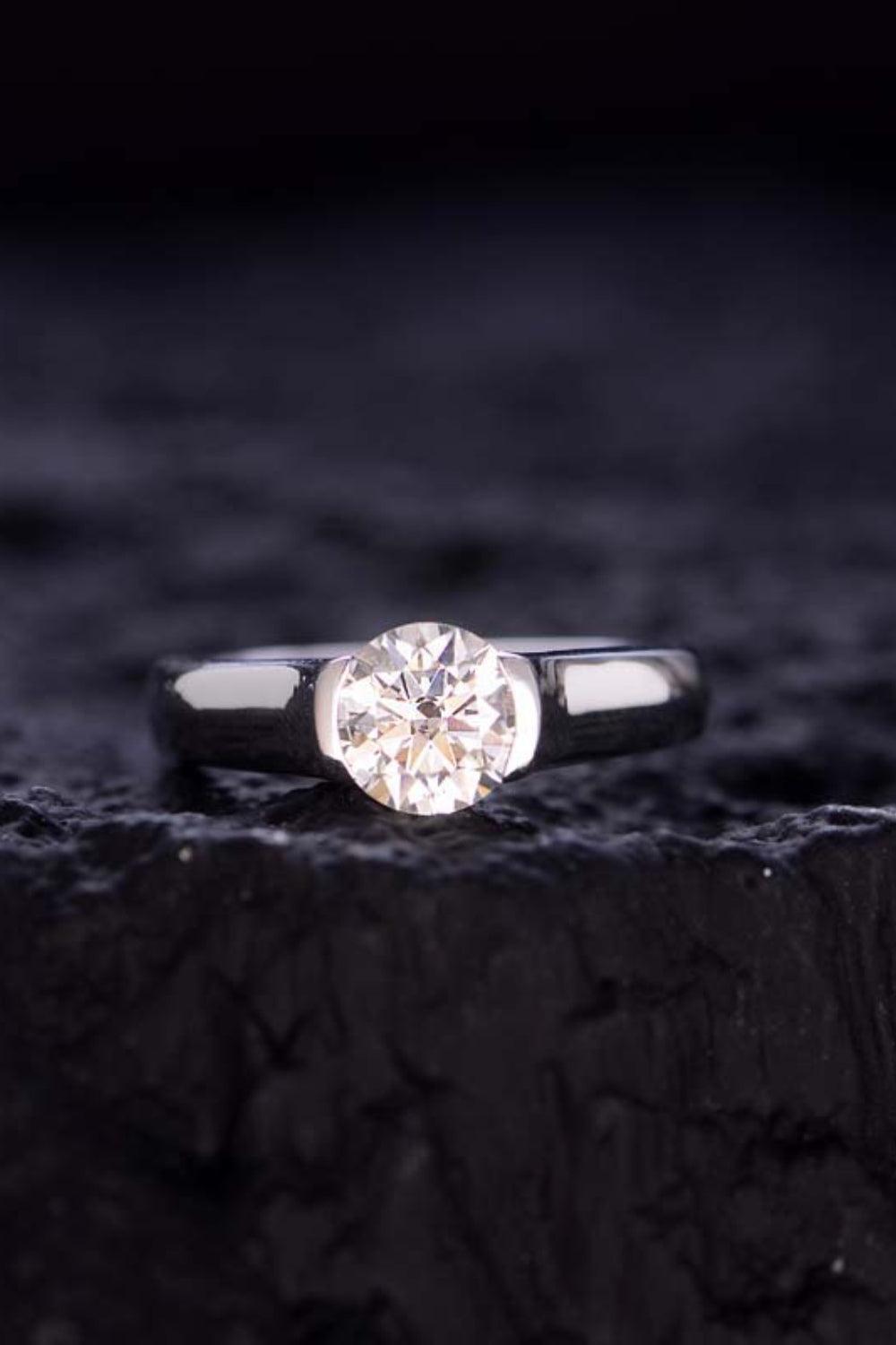 1.5 Carat Moissanite 925 Sterling Silver Ring Carauana Store