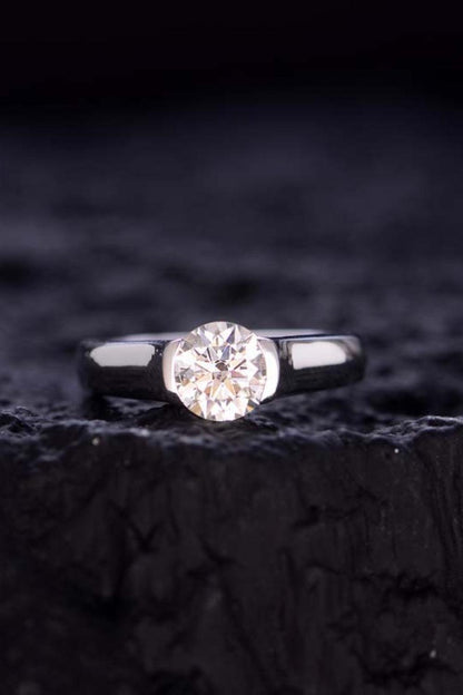 1.5 Carat Moissanite 925 Sterling Silver Ring Carauana Store