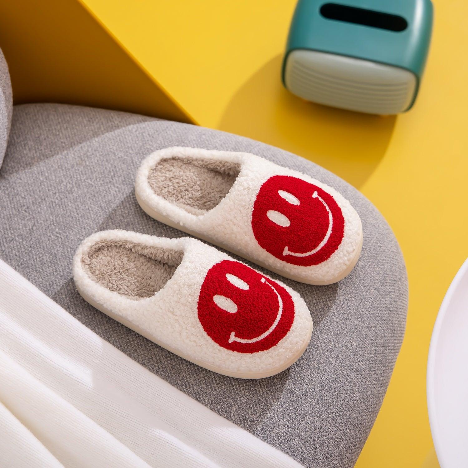 Melody Smiley Face Cozy Slippers Carauana Store