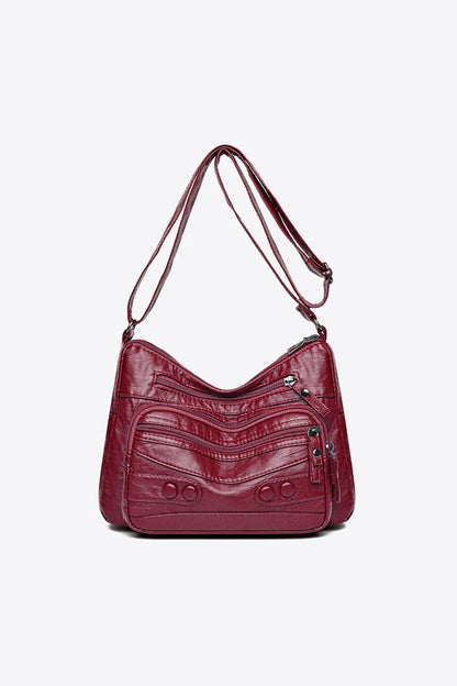 PU Leather Adjustable Strap Shoulder Bag Carauana Store