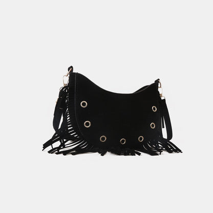 Fringe Detail Crossbody Bag Carauana Store