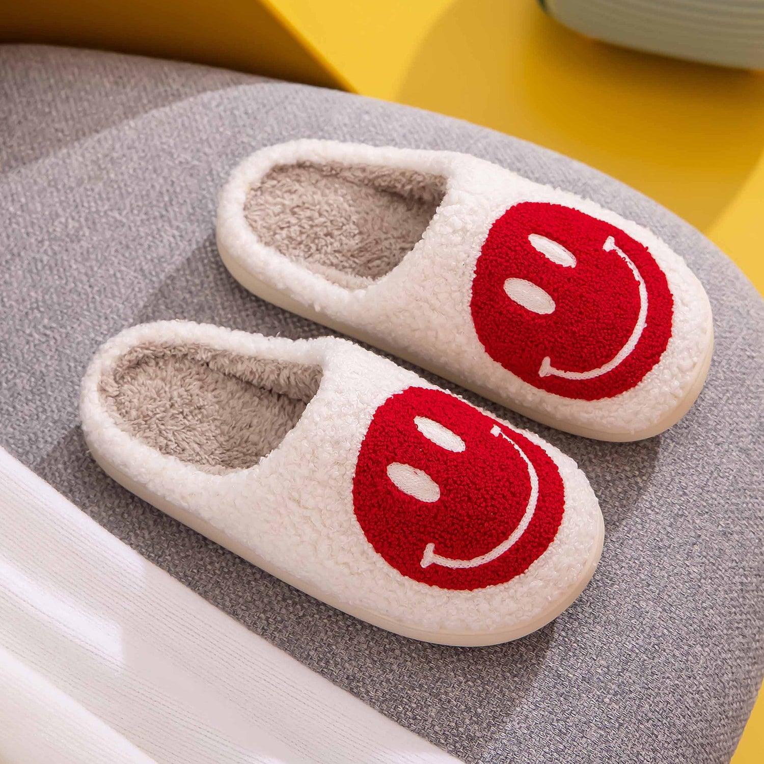 Melody Smiley Face Cozy Slippers Carauana Store
